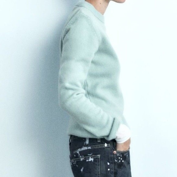 Zara Cashmere Wool Blend Knit Sweater - Picture 3 of 15